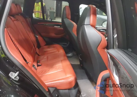 2021 BMW X3 M z USA, uszkodzony, nr VIN 5YMTS0C09M9F84512